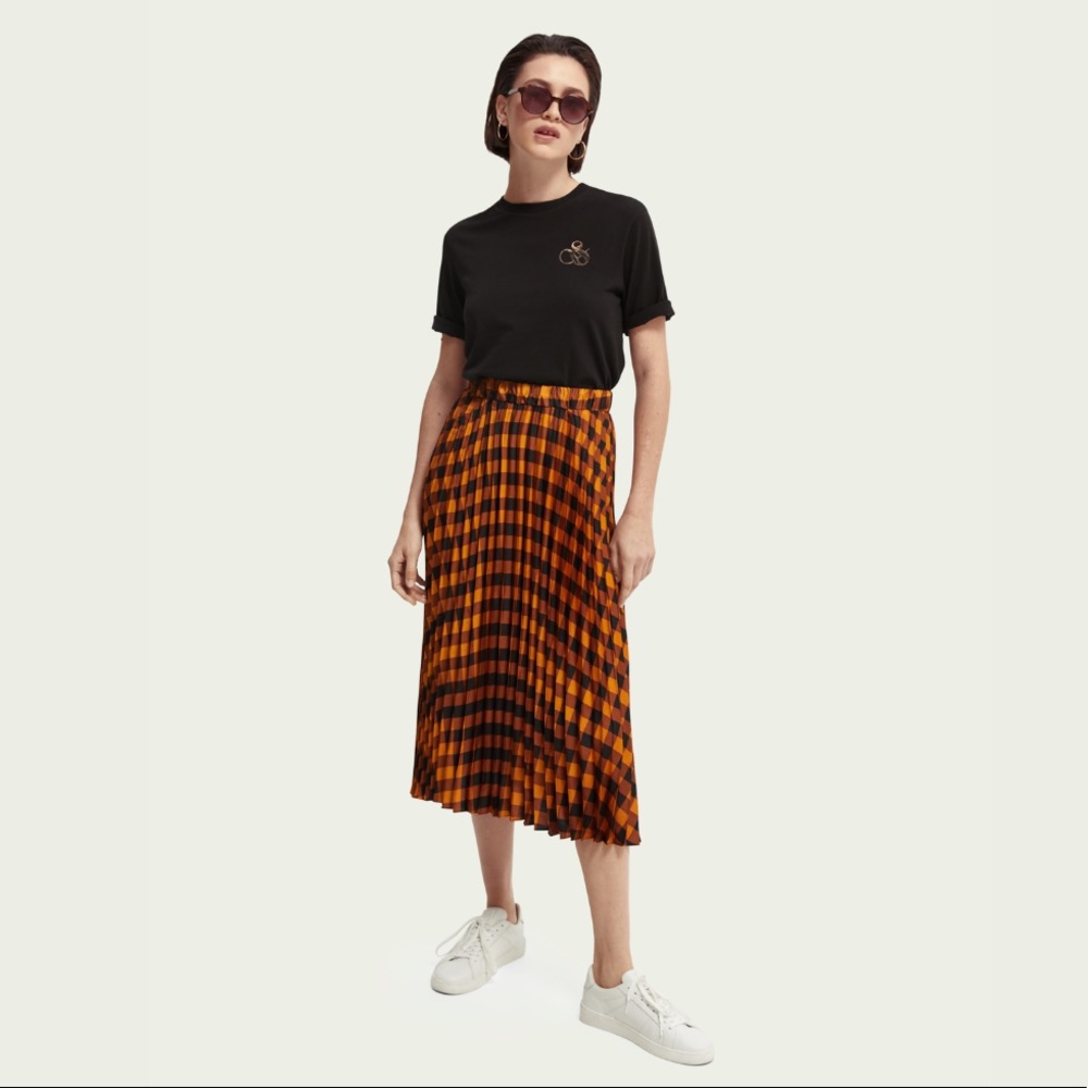 Scotch & Soda Pleated Midi Skirt - Picture 2 of 5